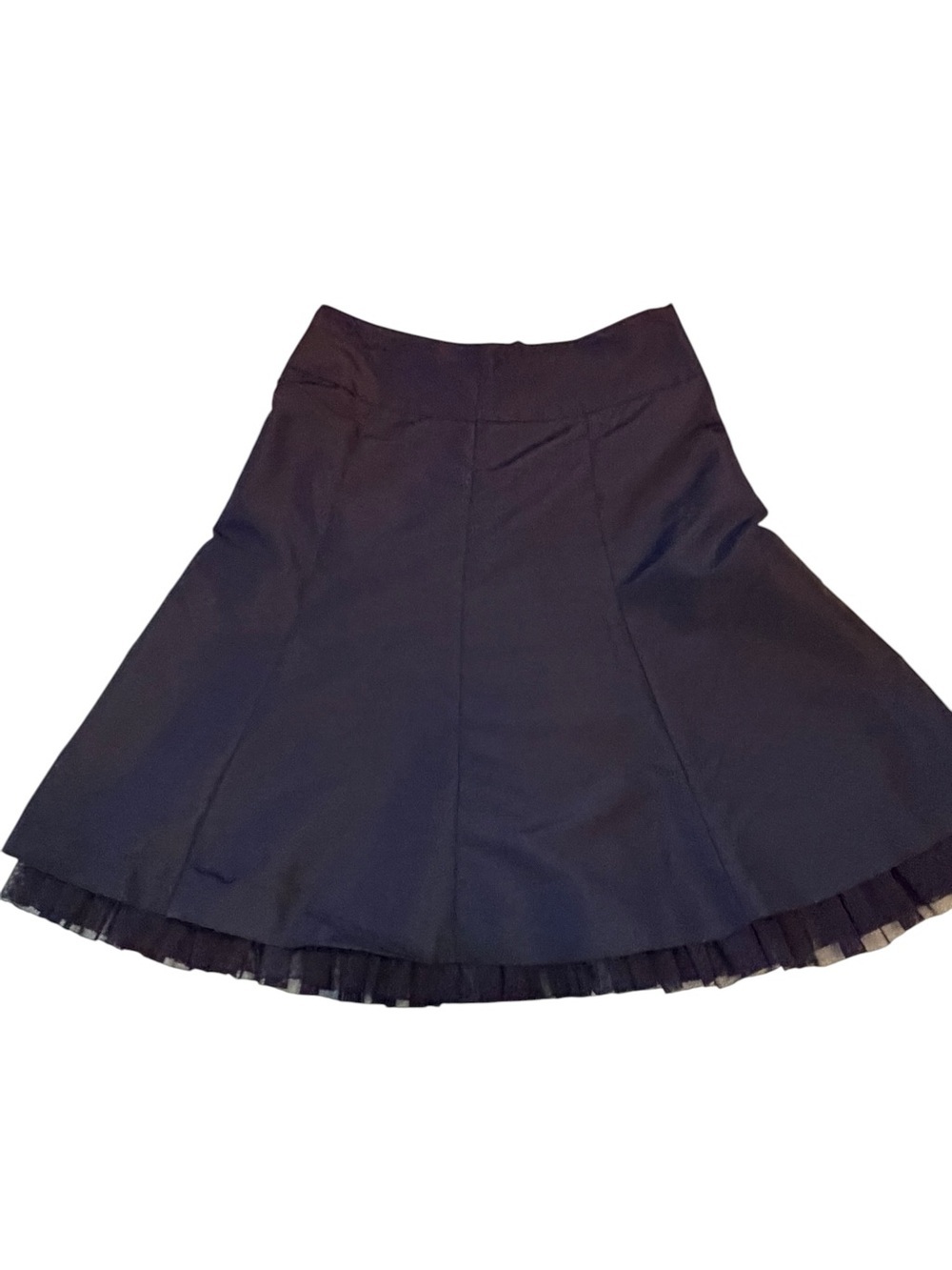 Classic MEXX Black A-Line Skirt with Tulle Hem